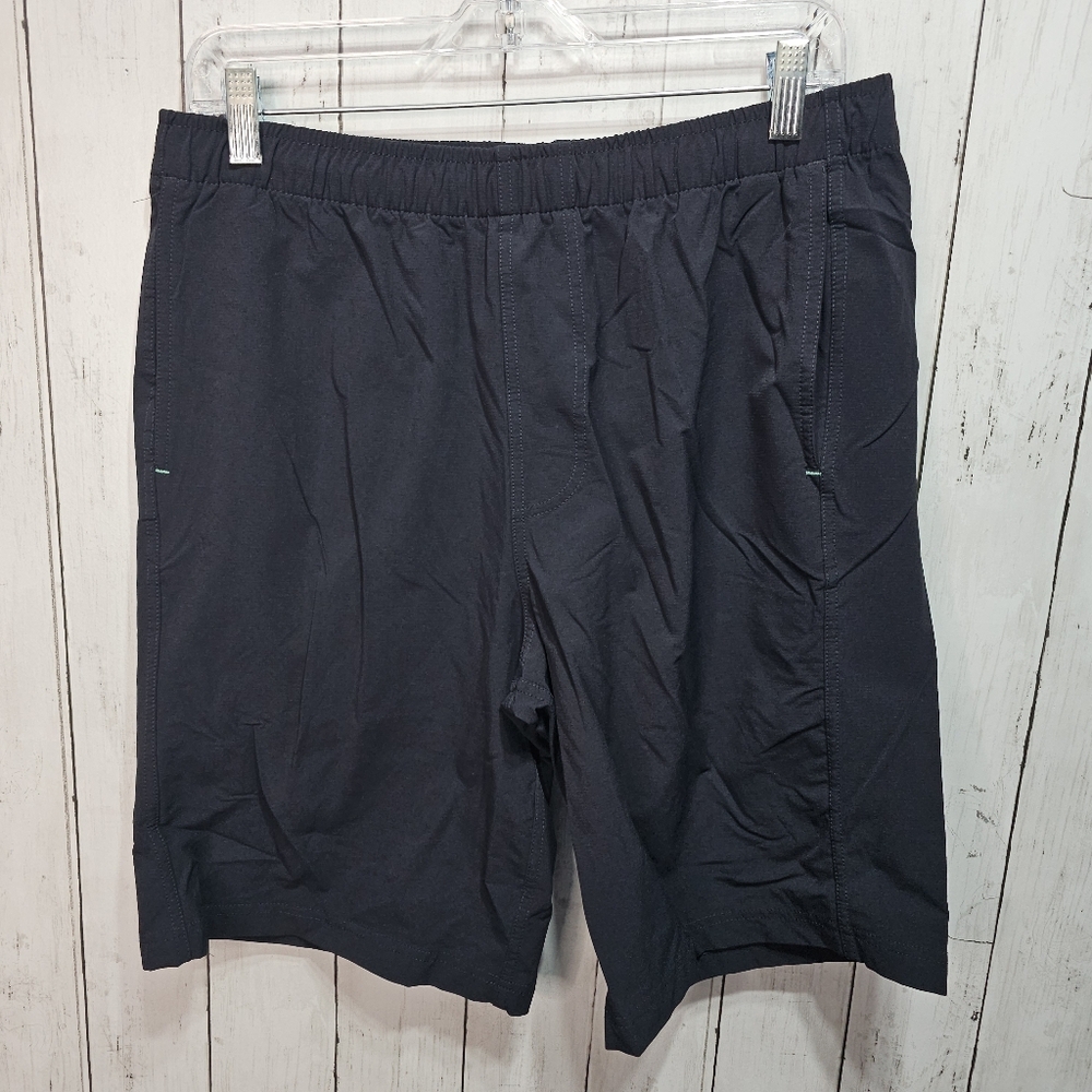Myles Men's Black Make Moves Athletic Shorts Pockets Inseam 10" Size Large.
